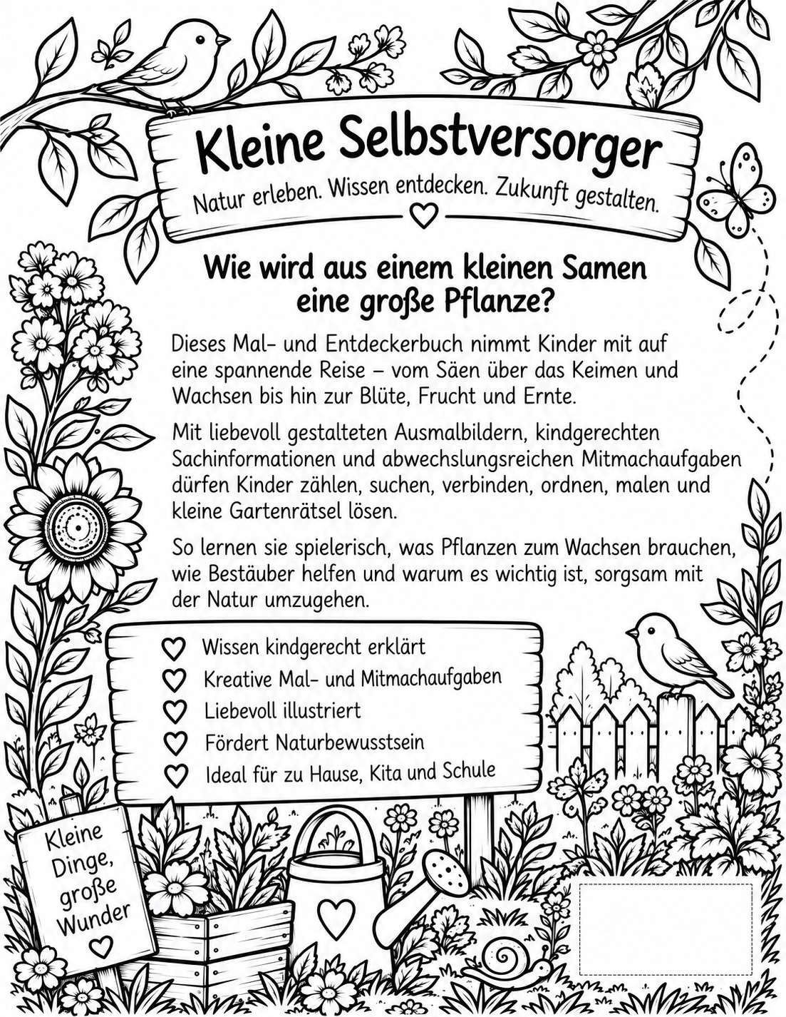 Vom Samen bis zur Ernte