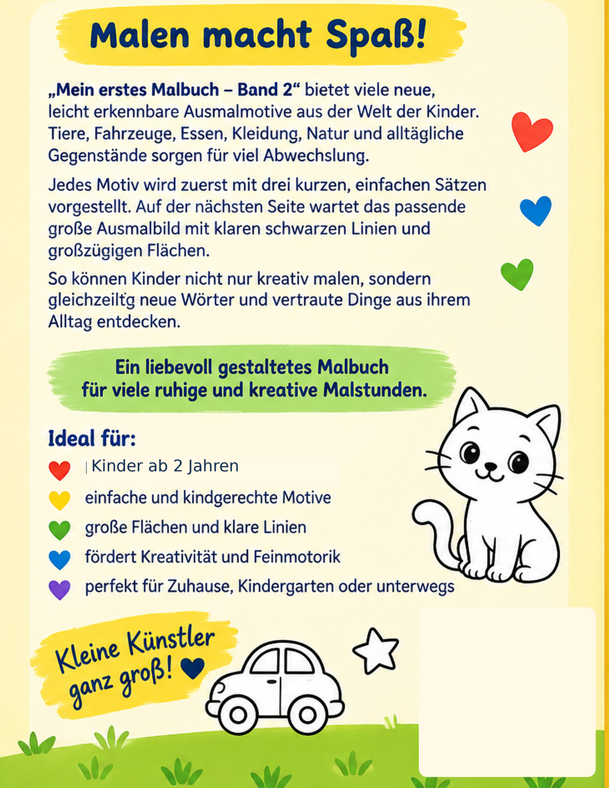 Mein erstes Malbuch Band 2